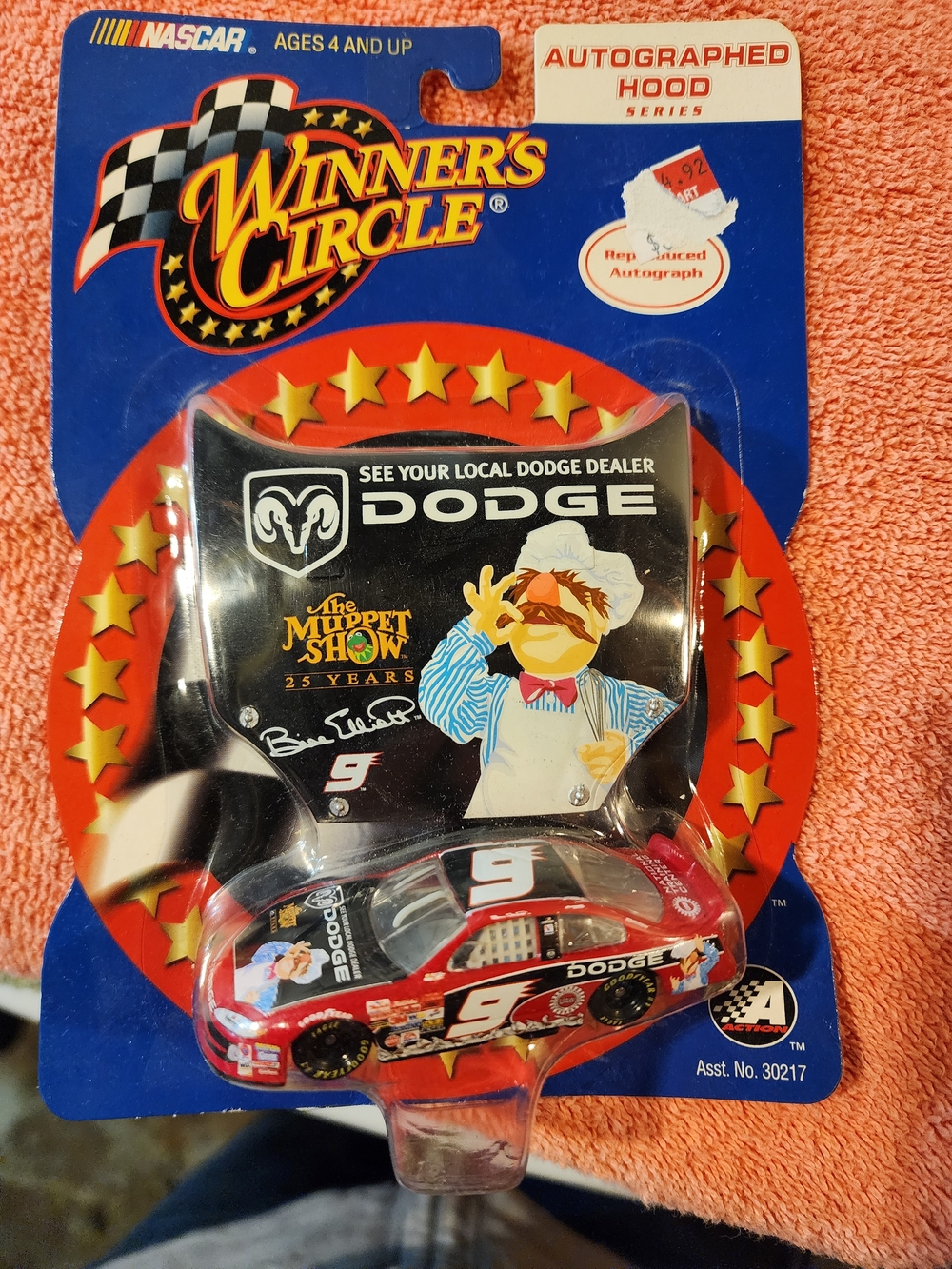 Winner's Circle NASCAR Dodge No. 9 The Muppet Show Diecast Car